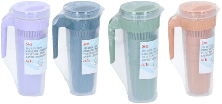 Image du produit alpina Jug 1L with 4 cups 250 ml 4ass (0.25 l)