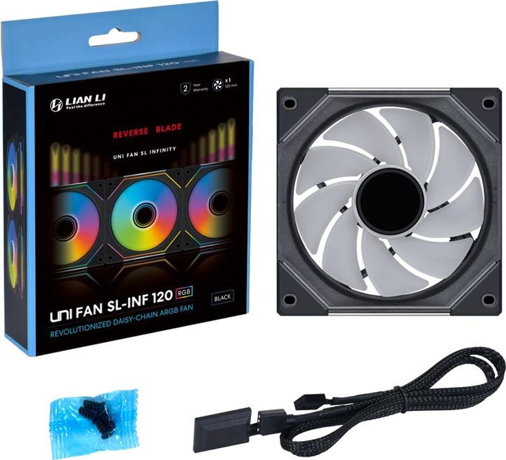 Actual product image Lian-Li UNI FAN SL-INF Reverse Blade (120 mm, 1 x)