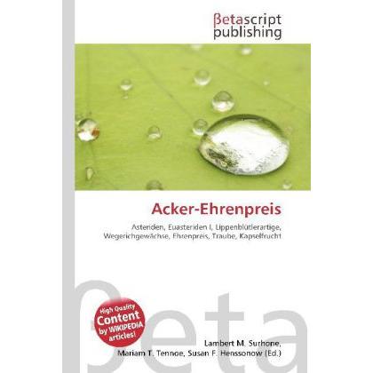 Acker-Ehrenpreis, Fachbücher