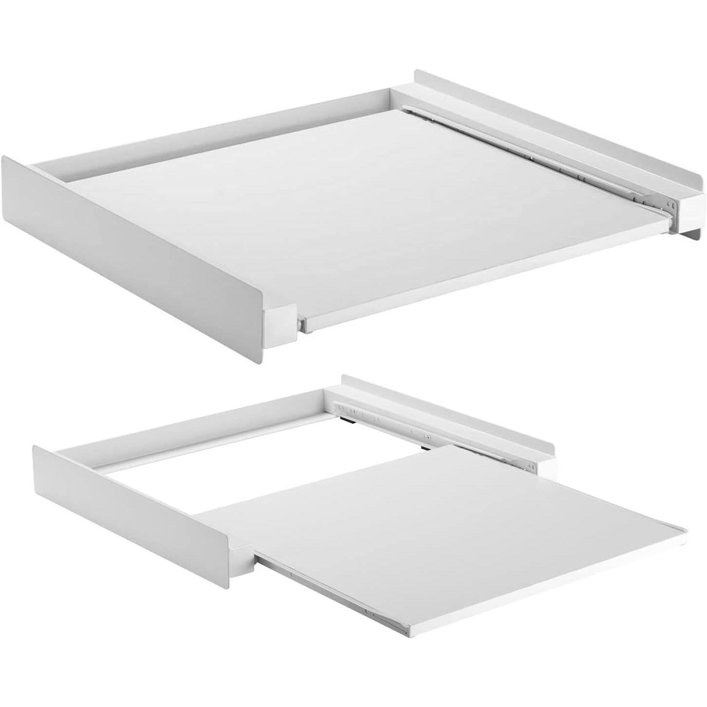 Maclean Łącznik pralki z suszarką półka MC-890 alluminio, uniwersalny, max 60kg, Accessori per asciugatrici