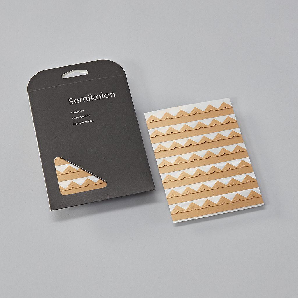 Semikolon, Fotokleber + Posterkleber, Fotoecken kraft 252 Stück