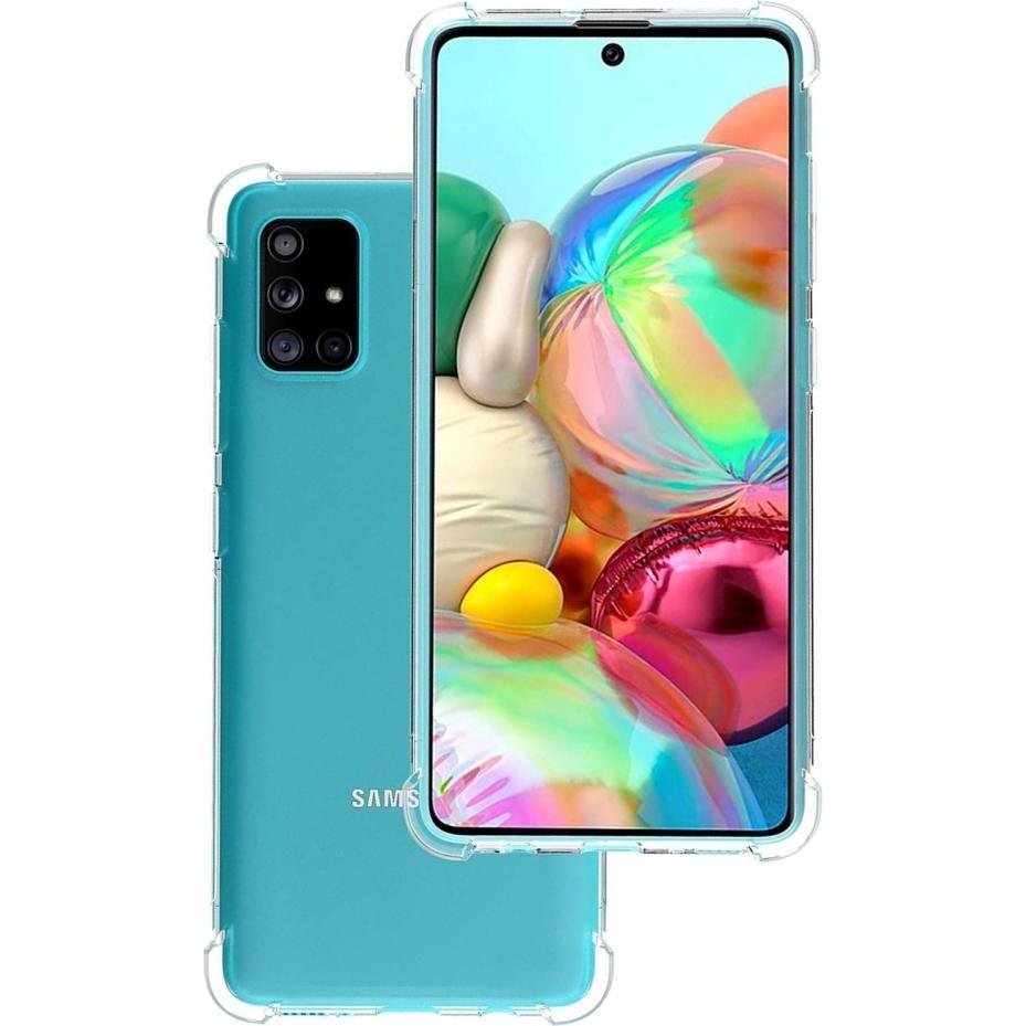 Screenguard Samsung Galaxy A71 Crystal Soft Airbag Bumper (Samsung Galaxy A71), Smartphone Hülle, Transparent