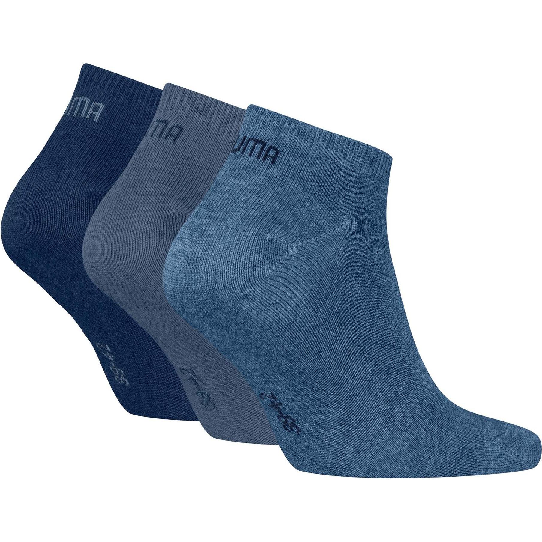 Thumbnail - Puma, Herren, Socken, Sneaker Plain 3p Unisex, Blau, (35 - 38)