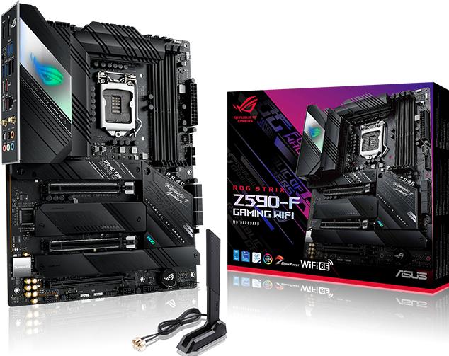 Image du produit ASUS ROG STRIX Z590-F GAMING WIFI (LGA 1200, Intel Z590, ATX)