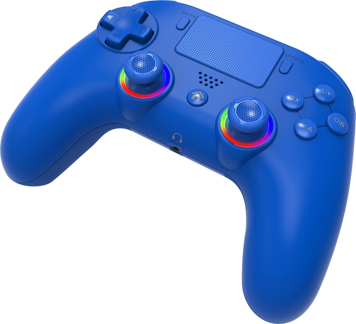 Actual product image Subsonic Wireless Led Controller Blue for PS4/PC (PC, Playstation Classic)