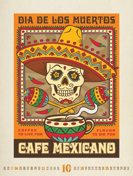 Image du produit Coffee Time - Kaffee-Plakate Kalender 2026 (Couverture rigide, Allemand, Anglais, Espagnol, Français)