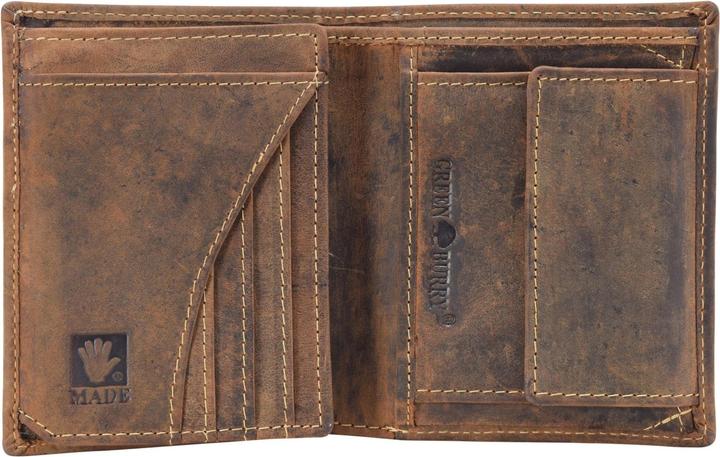 Produktbild Greenburry Vintage Geldbörse Pferd Leder 9,5 cm