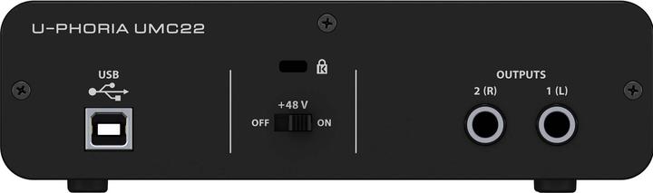 Productafbeelding Behringer U-Phoria UMC22 (USB)