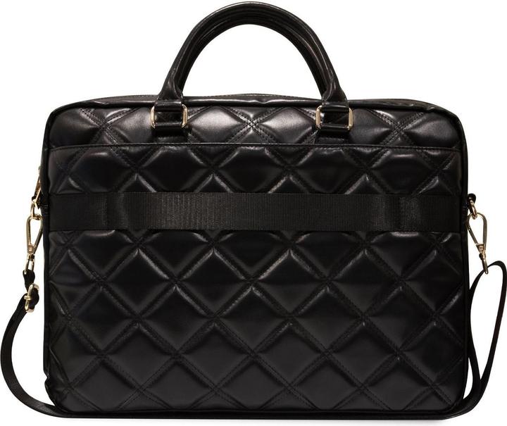 Immagine prodotto Guess Borsa porta computer 15/16 in PU grana 4G con logo in metallo - nero (16")