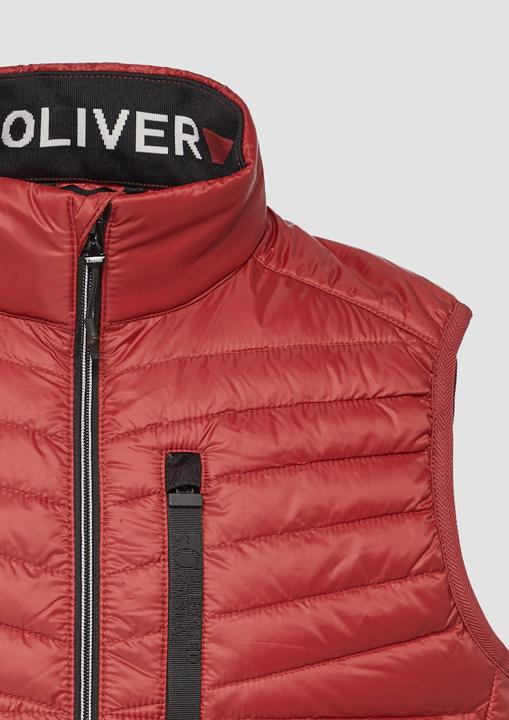 Actual product image S.Oliver Outdoor-Weste Sportive Steppweste mit Kontrastdetails (S)