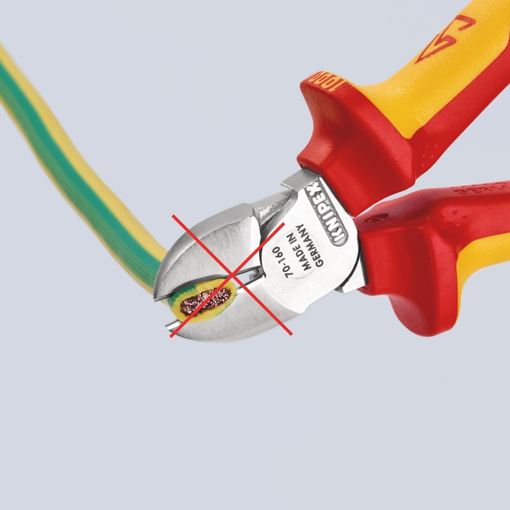 Produktbild Knipex Seitenschneider 70 06 160 SB (160 mm)