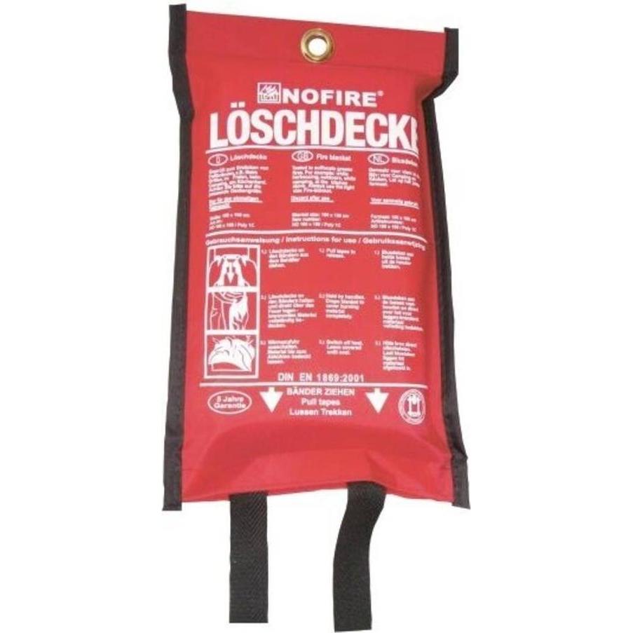 Nofire, Brandbekämpfer, Löschdecke 120x180cm im Polybag (C)