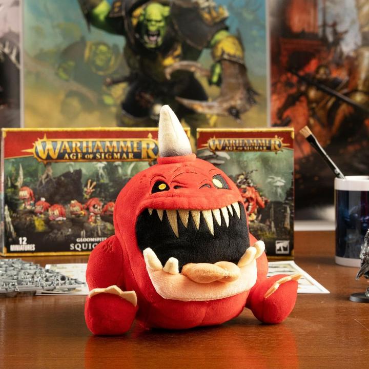 Produktbild Tomy Warhammer Plüschfigur Gnasha-Squig 18 cm (18 cm)