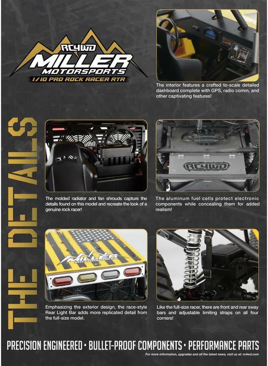 Actual product image Rc4Wd Miller Motorsports Pro Rock Racer 1:10 RTR (ARR Almost Ready to Run)