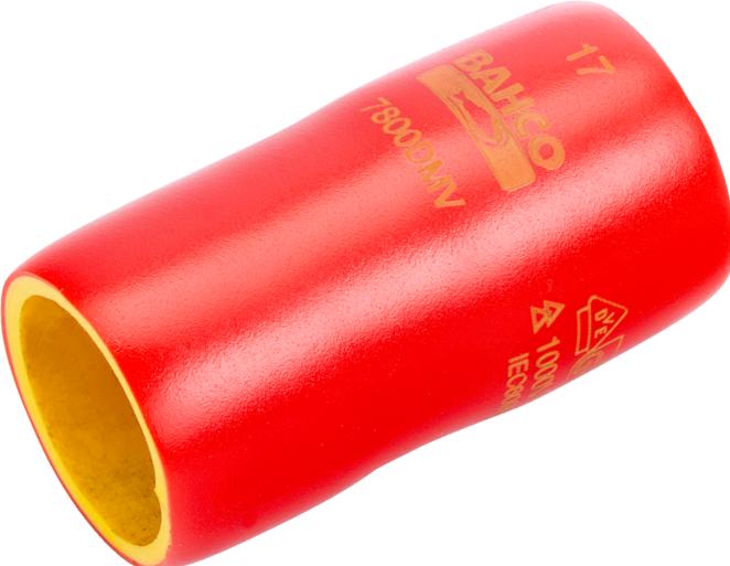 Actual product image Bahco Insulated socket 1/2in, 17 mm (17 mm)
