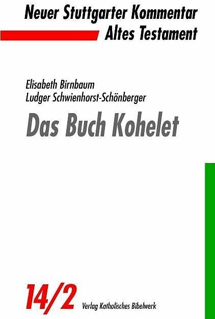 Produktbild Das Buch Kohelet (Deutsch, Elisabeth Birnbaum, 2012)