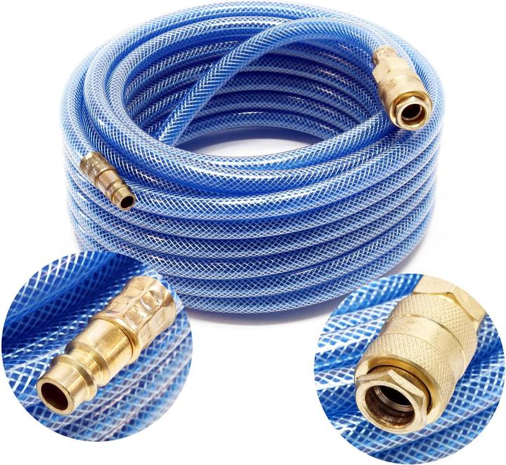 Produktbild Wiltec PVC Druckluftschlauch 10m Kompressorschlauch Gewebeschlauch Luftschlauch