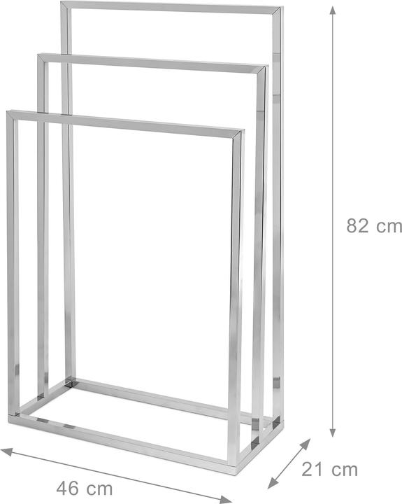 Actual product image Relaxdays Towel rack