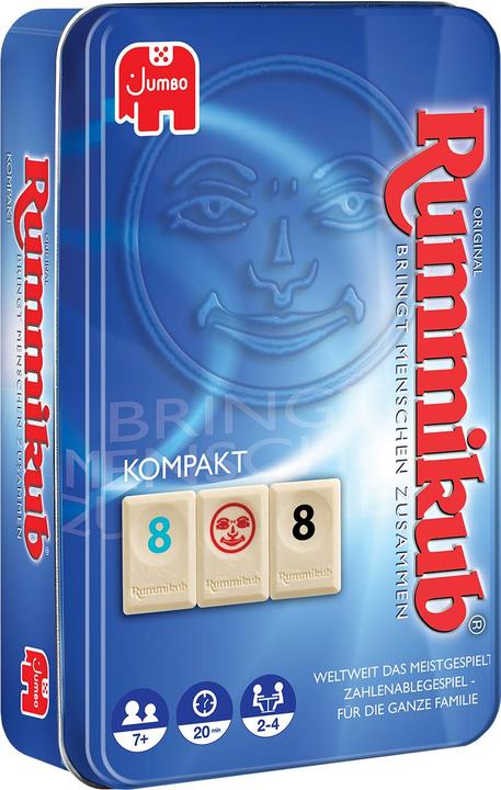 Actual product image Jumbo Rummikub Compact (German, 2 - 4 Players)