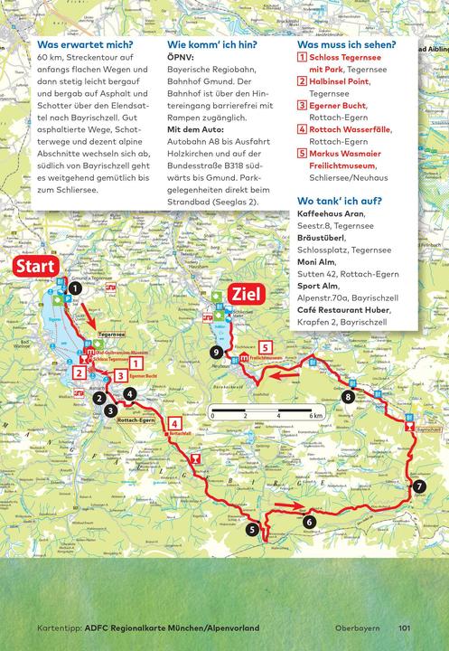Valori nutrizionali e ingredienti Die 28 schönsten E-Bike Touren in Oberbayern (Tedesco, BVA BikeMedia GmbH, 2023)