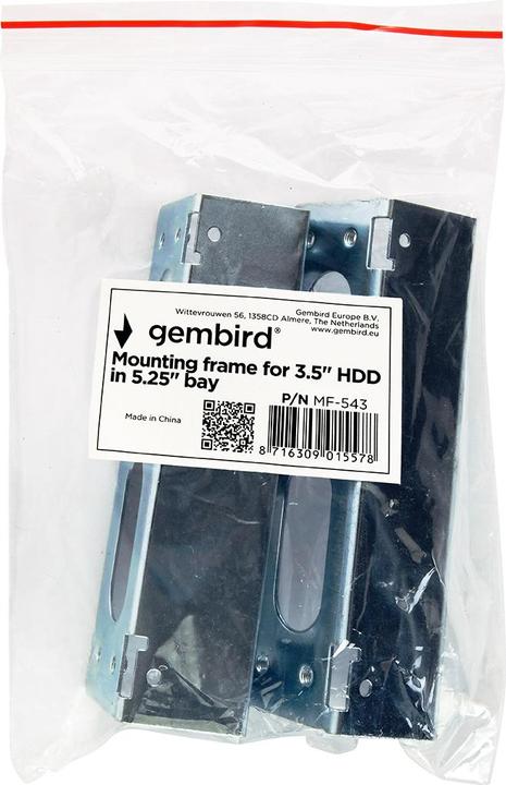 Immagine prodotto Gembird TELAIO DI MONTAGGIO PER HDD/3,5" IN 5,25" MF-543