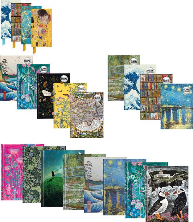 Actual product image Flame Tree Publishing:Premium notebook (A5, Plain, Hardcover)