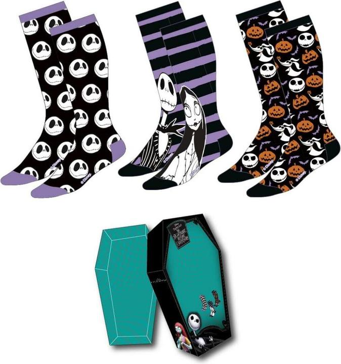 Cerdá Nightmare before Christmas sokken 3-pack 38-45 (Set van 3, 38 - 45)