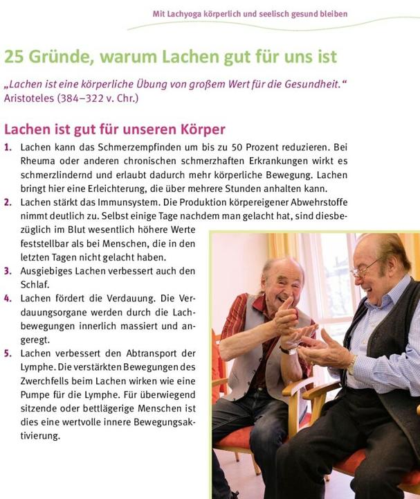 Produktbild Lachyoga mit Senioren (Deutsch, Cornelia Leisch, 2018)