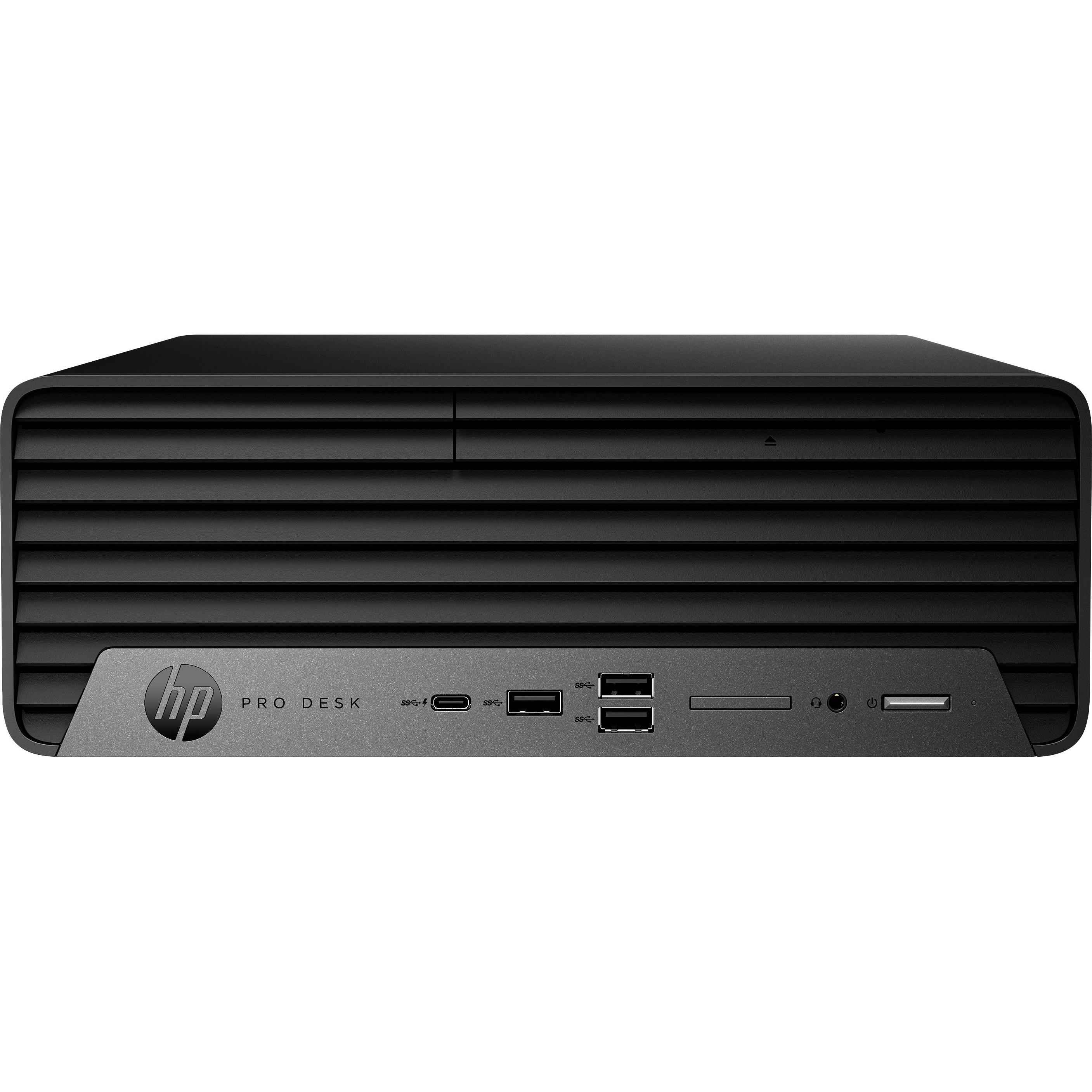 HP Pro Small Form Factor 400 G9 Desktop PC (512 GB, 8 GB, Intel Core i3-14100), PC, Schwarz