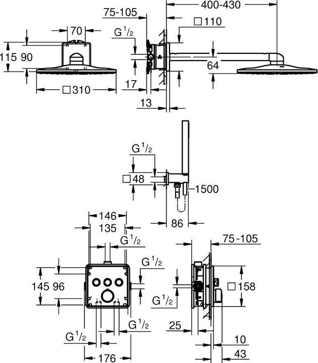 Valeurs nutritives et ingrédients Grohe SmartControl