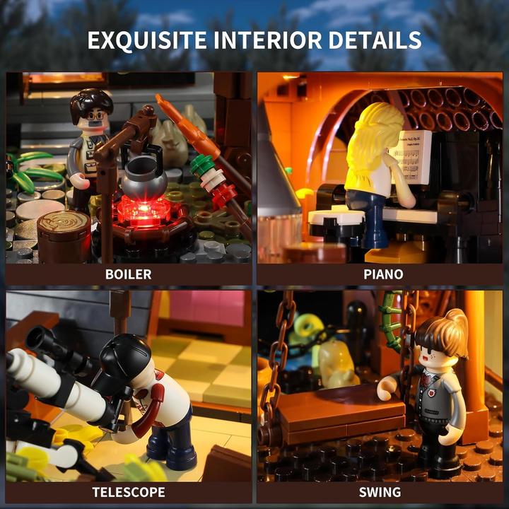 Actual product image Lumibricks A-Frame Cabin