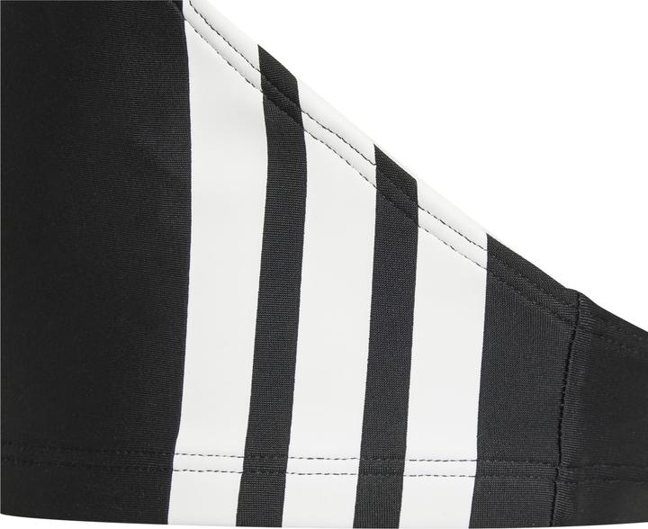 Actual product image adidas Girls 3-Stripes V-Back Bikini, Black/White, 13-14 Years (164)
