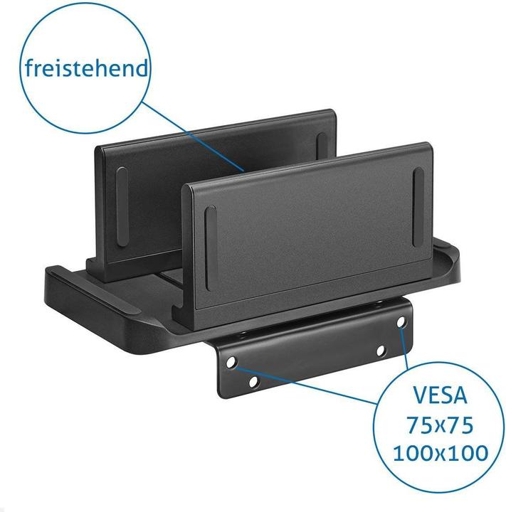 Actual product image TecLines TPH003B Thin Client / Mini PC mount for VESA, black