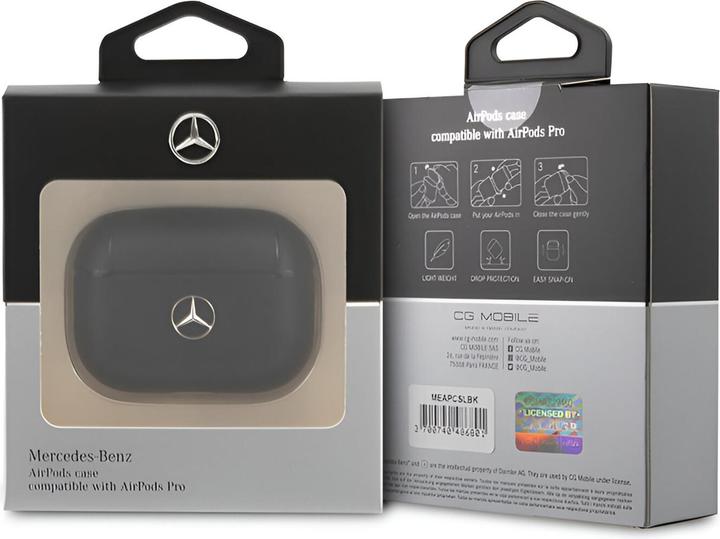 Image du produit Mercedes-Benz MEAPCSLBK Couverture pour AirPods Pro czarny/black Electronic Line (Manchon pour casque d'écoute)