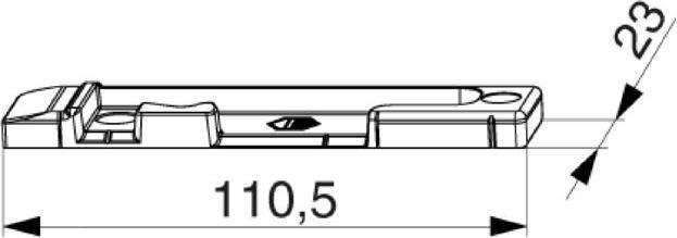 Actual product image Maco Vertical tilt closer, air gap 12 mm, Eurofold 24 mm, 13V, right