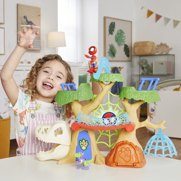 Produktbild Hasbro Saf Dinowebs Treehouse