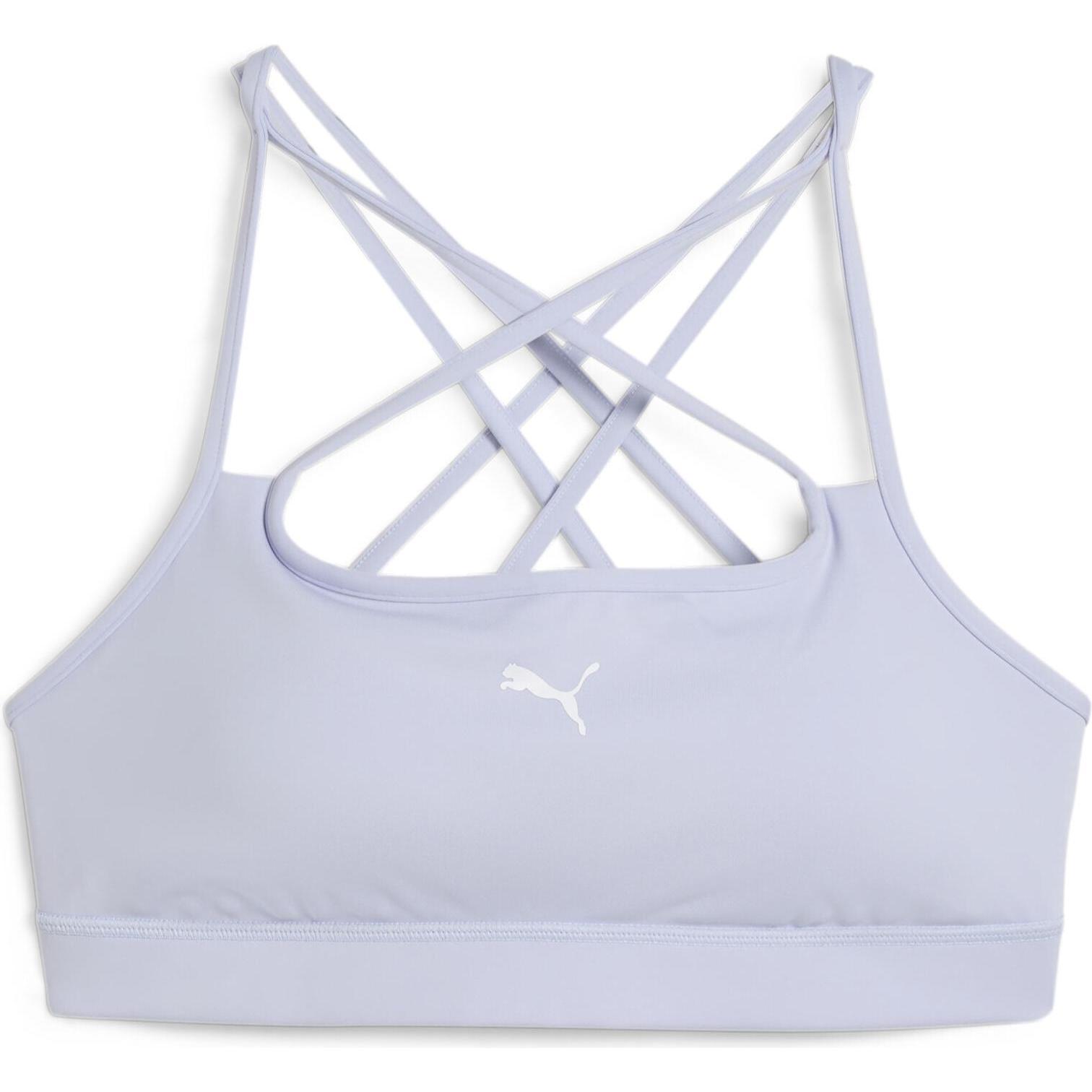 Puma, Sport-BH, Move Strappy Bra (M), Blau, M