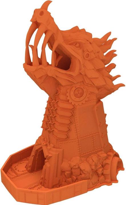 Produktbild Feldherr 3D Würfelturm Clockwork Monster orange als Tabletop Zubehör (Kunststoff)