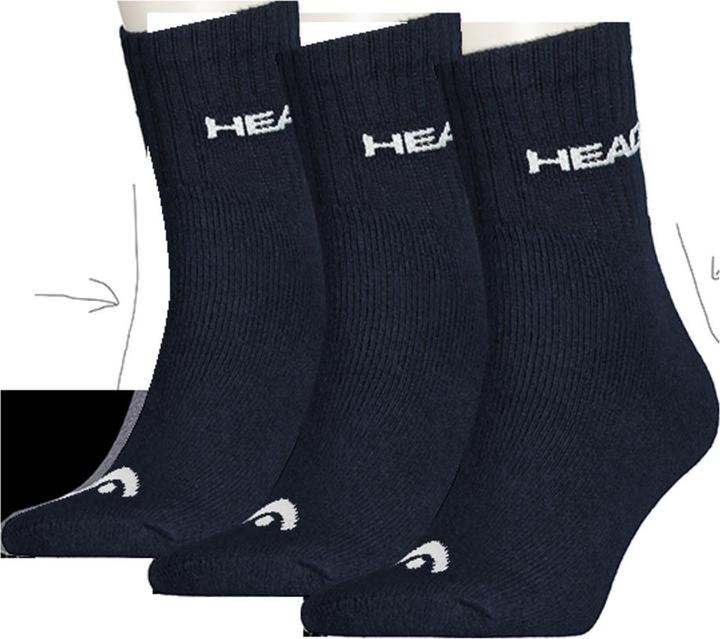 Produktbild Head Socken Tennis 3 Stück Club (39 - 42)