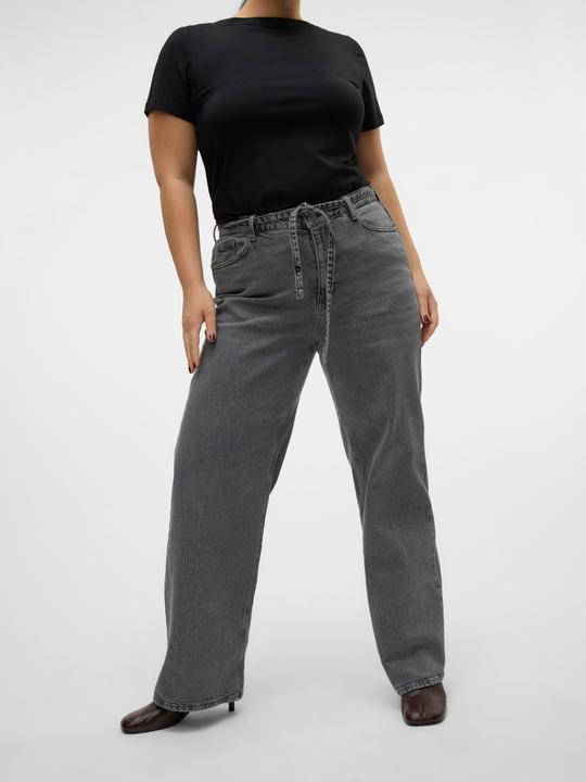 Actual product image Vero Moda VMCTESSA Hohe Taille Weiter Beinschnitt Jeans Weit geschnitten (44)