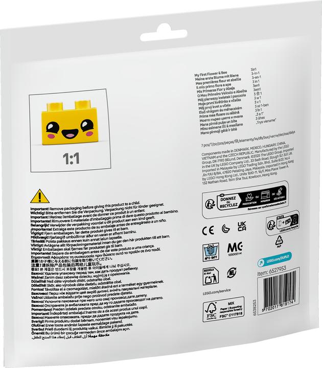 Image du produit LEGO Ma première fleur avec une abeille (30686)