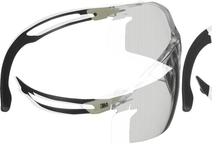 Actual product image 3M SecureFit SF501SGAF-GRN Safety Glasses with Anti-Fog Protection Green
