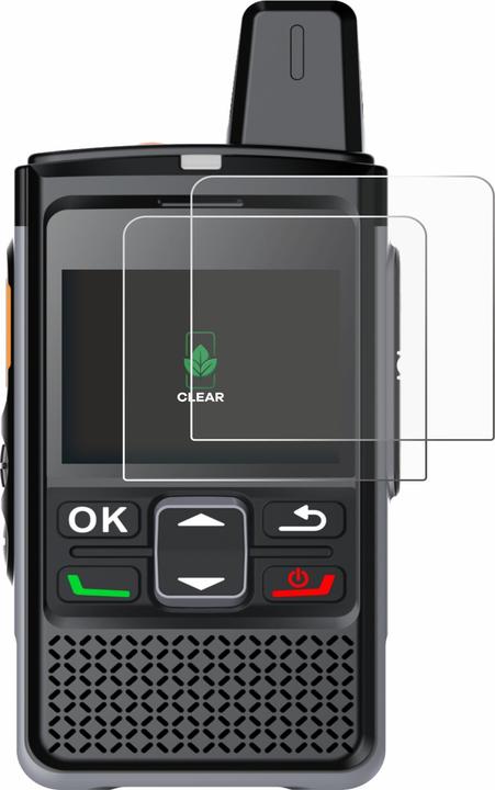 Produktbild ScreenLeaf Schutzfolie für Hytera PNC360S nachhaltiger Displayschutz Display Schutz Folie Klar Transparent