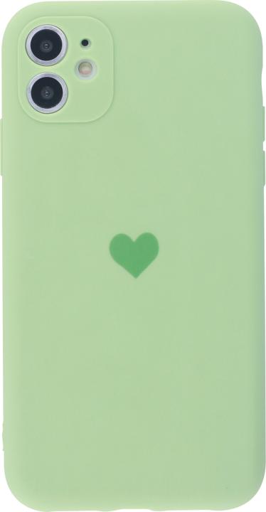 Image du produit PhoneLook Coque Silicone Mat Coeur vert clair (Apple iPhone X, Apple iPhone XS)