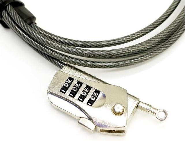 Actual product image Burg Wächter Cable lock with numbers 720 200 Snap+Lock (200 cm)