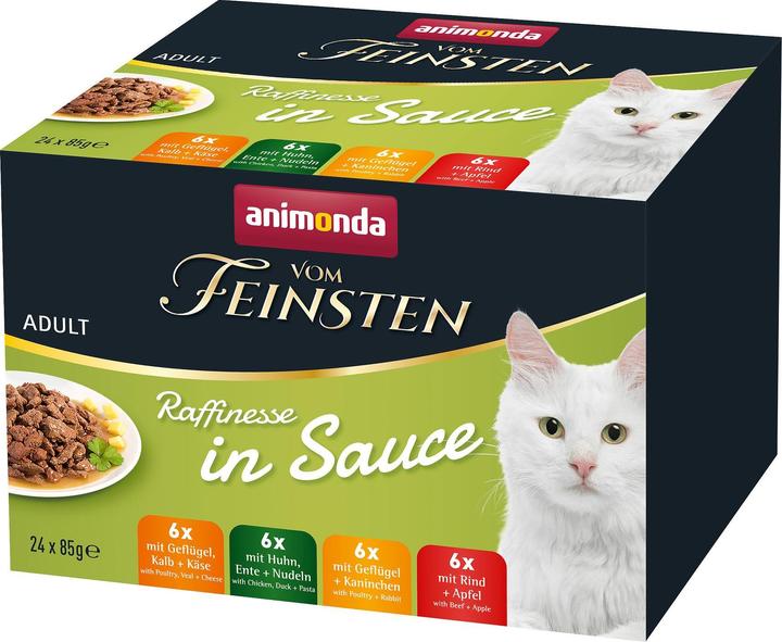 Produktbild animonda Vom Feinsten Adult Raffinesse in Sauce Adult 24 x 85g Mixpack (Adult, 4 Stk., 85 g)