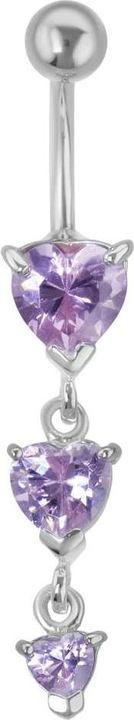 Produktbild Bijouteria Bauchpiercing (Chirurgenstahl 316L, Premium Kristall)