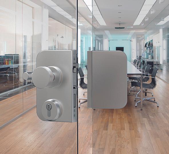 Actual product image Dormakaba Panic glass door lock OFFICE Junior SVP 5000