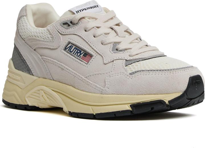 Image du produit Autry Sneakers Hyperway In Mesh E Suede Bianco, Argento (38)
