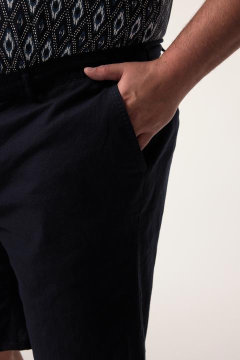 Produktbild Men+ Leinenmix-Bermuda, Relaxed Fit, Elastikbund, bis 72 (60)